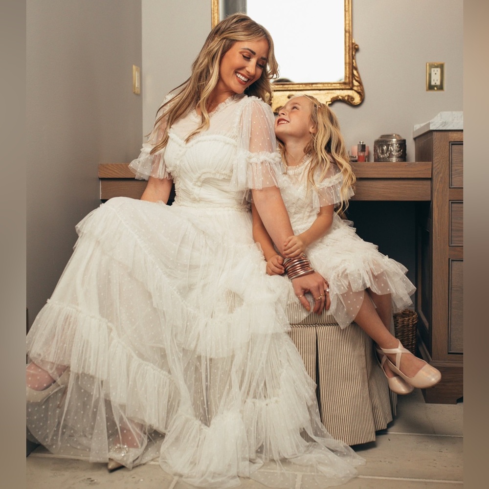 Ivy City Co. Whimsical Dress in White